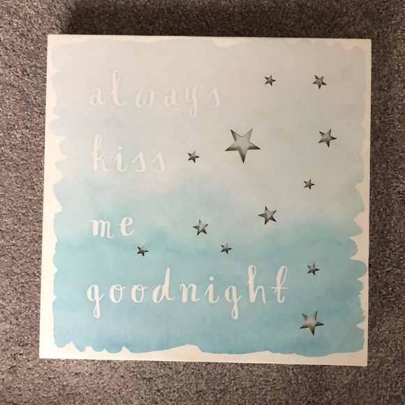 "Always Kiss Me Goodnight" Light Up Canvas - Picture 2 of 8